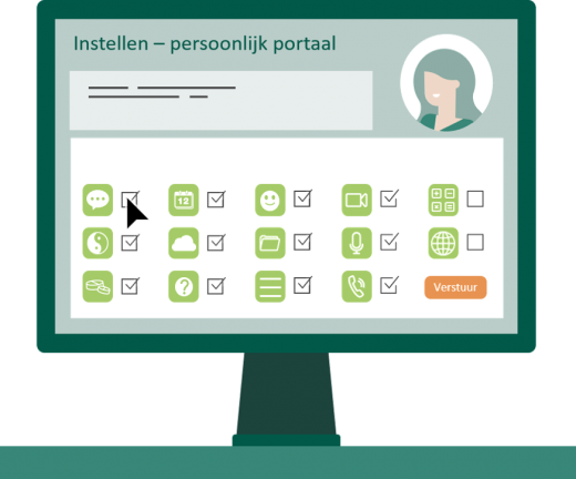 Laptop behandelaar