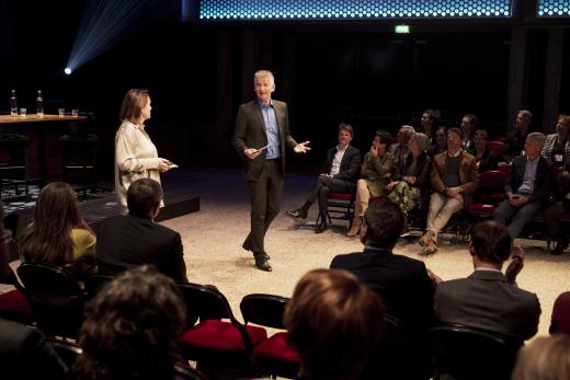 Presentatie Zweder Bergman en Rinske Holthuis tijdens slotevent VIPP GGZ