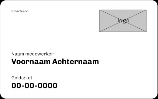 ZORG-ID Smartcard template pasje