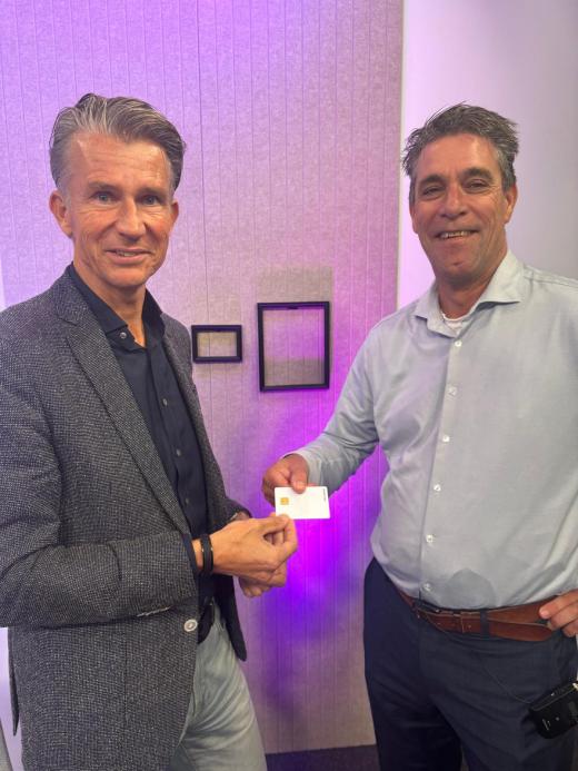 Jacco Pesser en Frank Vogel ZORG-ID Smartcard
