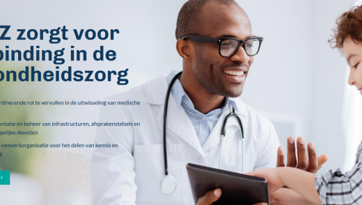 Nieuwe homepage VZVZ