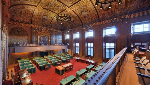 Plenaire zaal Eerste Kamer